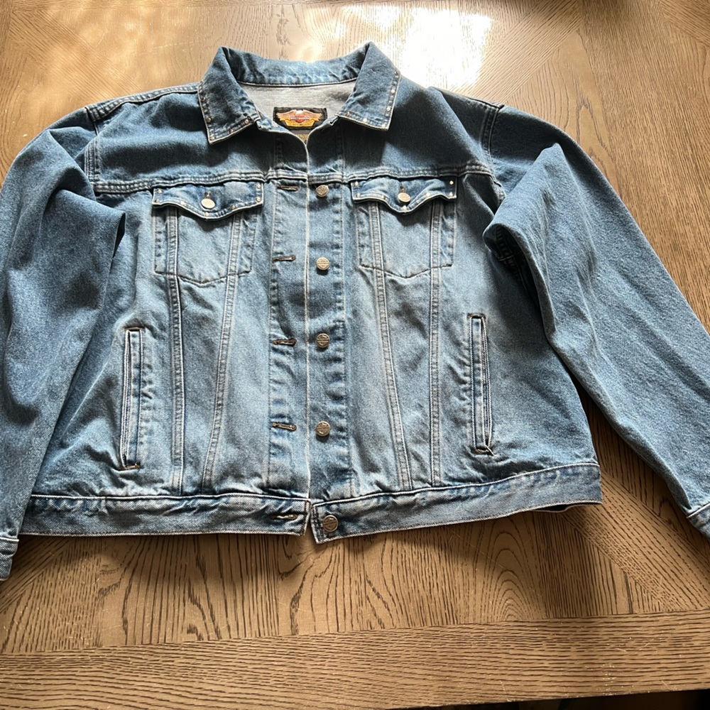 Harley Davidson denim jacket 1W